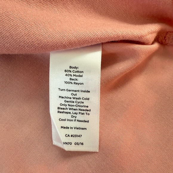 Talbots Soft Pink Blouse size M - Picture 5 of 5